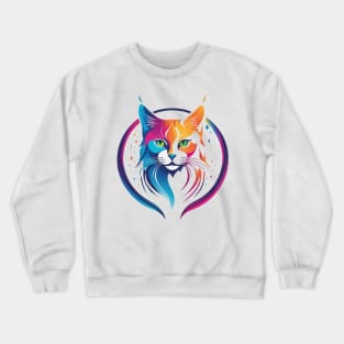 cat logo Crewneck Sweatshirt